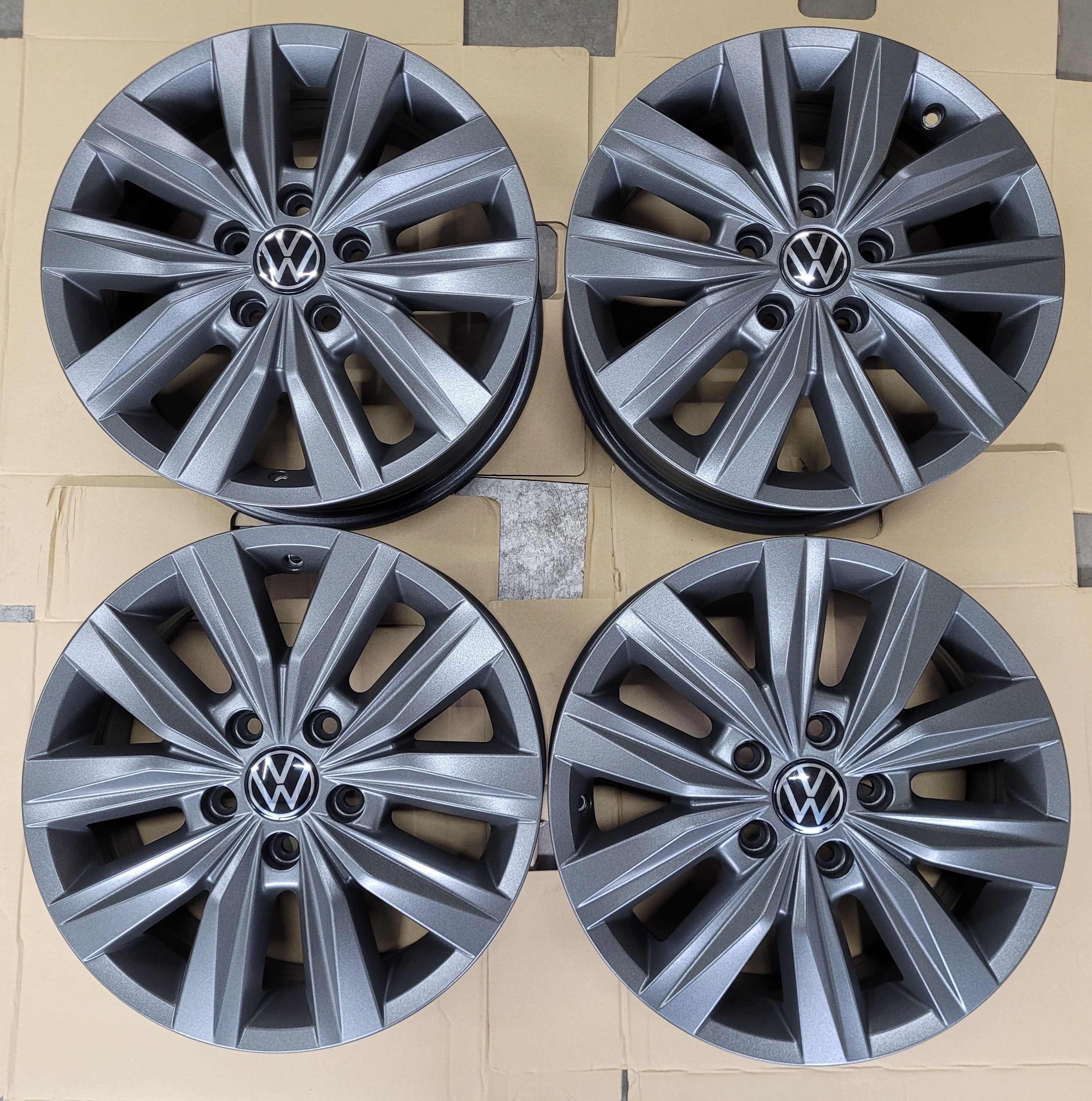 Alufelgen Original 4 Stk. VW Crafter 17 Zoll Felge 6,5x17 et60 5x120 2N0601025A
