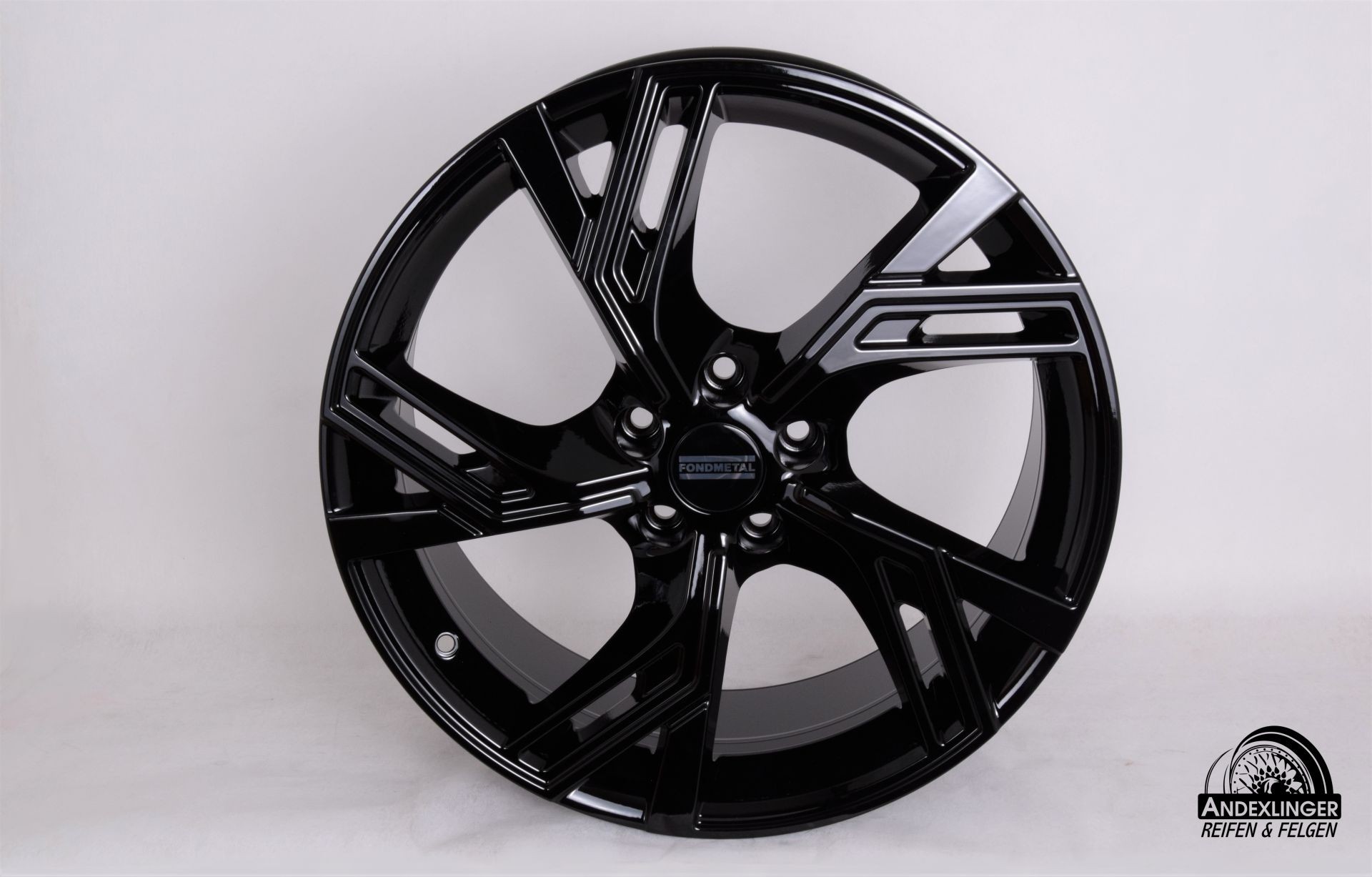 Atena FMI07 Fondmetal-Glossy Black-19-5x112-8-49