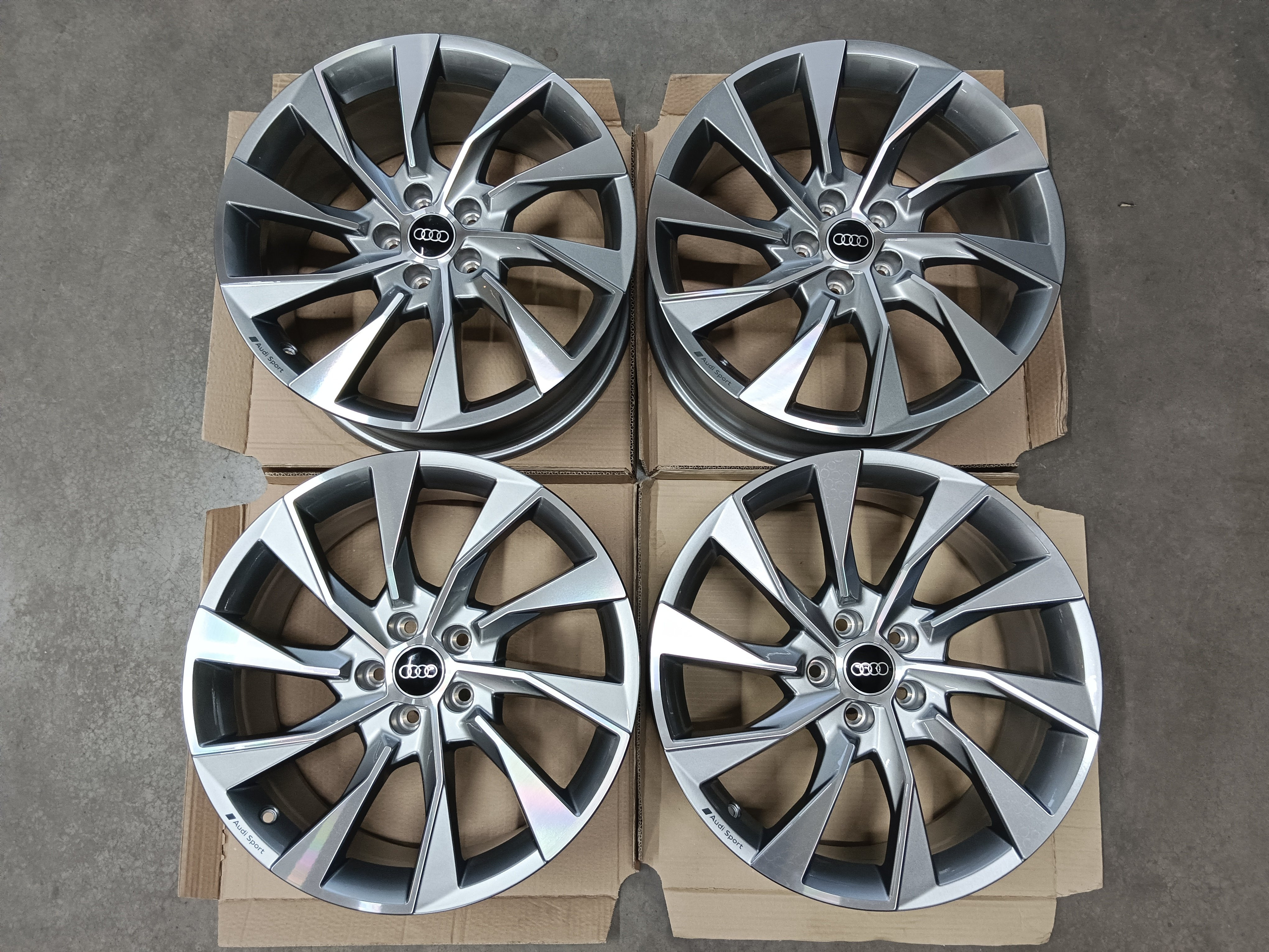 ALUFELGEN 19 ZOLL A4 B9 S4 ORIGINAL 8W0 601 025EL AUDI SPORT WINTER S-Line Quattro