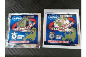 KTM Comet 50RS Grand Prix Sachs 50S MSS Tank Aufkleber Werkzeug Deckel